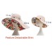 's Summer Cotton Big Floppy Wide Brim Sun Hat Foldable Vacation Beach Cap  eb-56492346